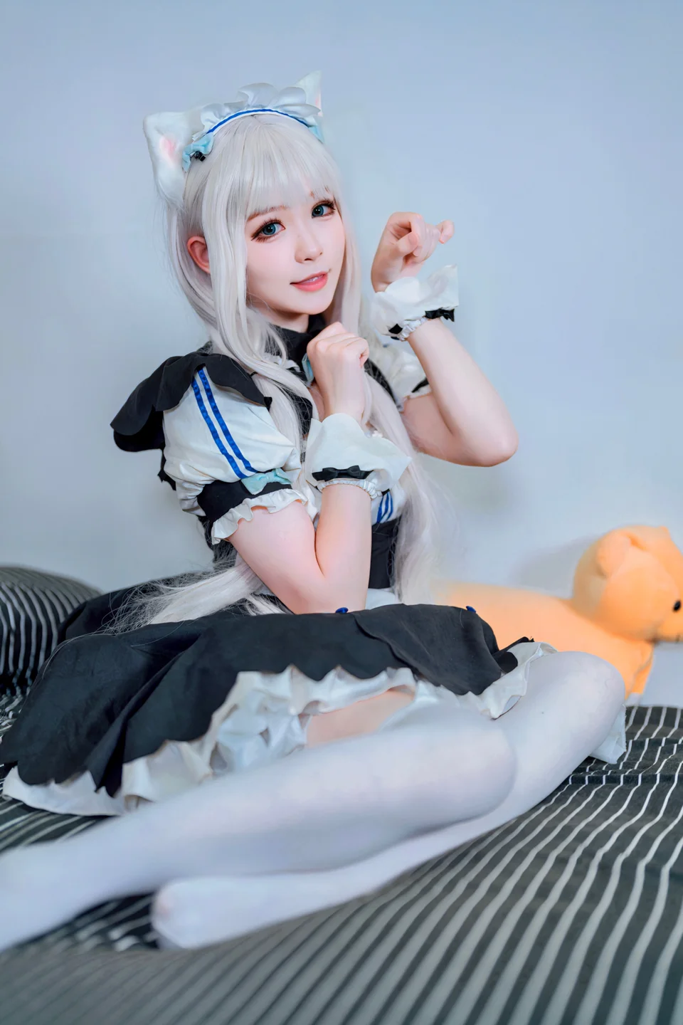 「茶教授」猫耳女仆 [18P] icoser.la (015).webp
